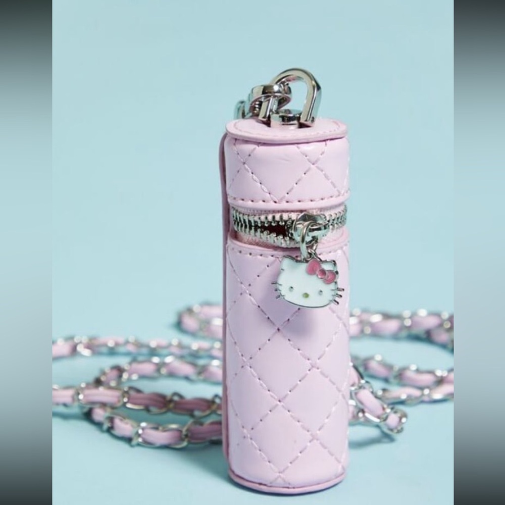 NWT FOREVER 21 Hello Kitty lip stick holder with chain